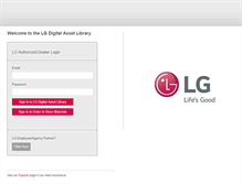 Tablet Screenshot of lgdealers.com